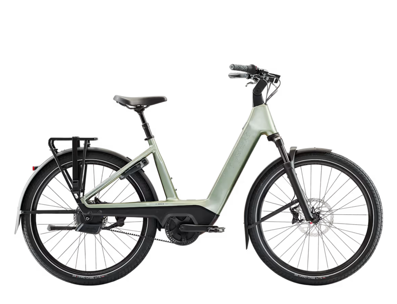Trek Charter+ 5 Auto Belt LS 540wh 2027 Electric Hybrid Bike - Lichen Green