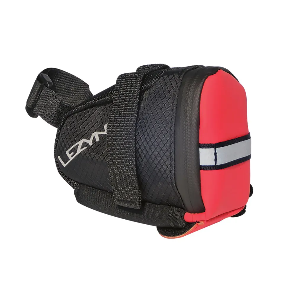 uPRISE Bikes Lezyne S- Caddy Saddle Bag - Red/Black - Small | Price match, 365 day return s, 18-Month Warranty, Finance Available & Free UK Delivery