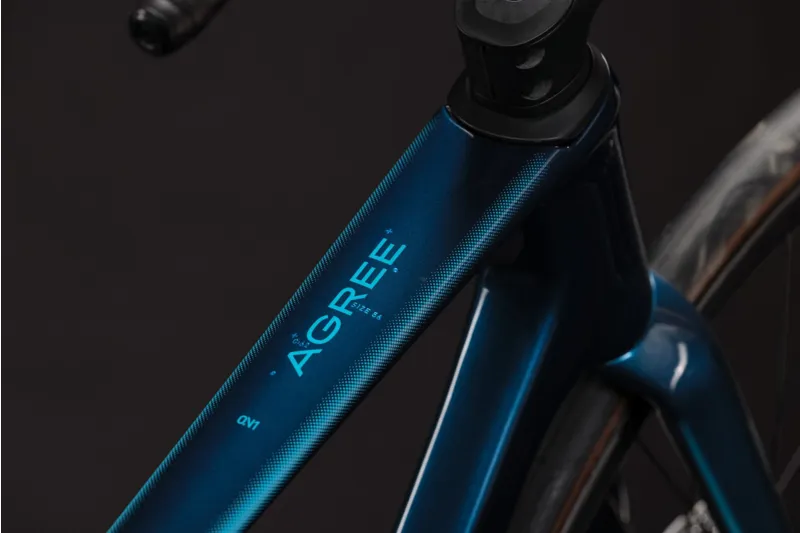Cube Agree C:62 One 2027 Carbon Road Bike - Midnightteal/Sea-2