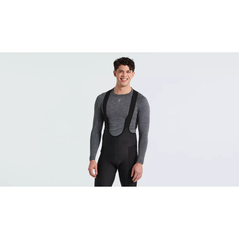 uPRISE Bikes Specialized Merino Seamless Men's Long Sleeve Base Layer - Grey | Price match, 365 day returns, 18-Month Warranty, Finance Available & Free UK Delivery