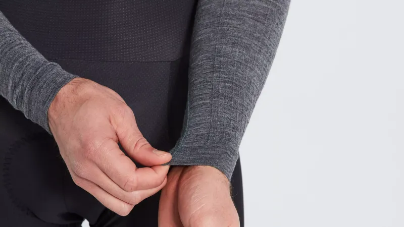 Specialized Merino Seamless Men's Long Sleeve Base Layer - Grey-4