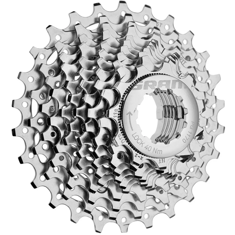 uPRISE Bikes Sram SRAM PG1170 11 Speed 11-32T - 11-36T Cassette - Silver | Price match, 365 day return s, 18-Month Warranty, Finance Available & Free UK Delivery