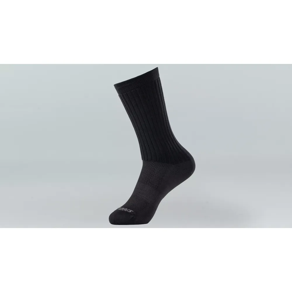 uPRISE Bikes Specialized Hydrogen Aero Tall Road Socks - Black | Price match, 365 day return s, 18-Month Warranty, Finance Available & Free UK Delivery