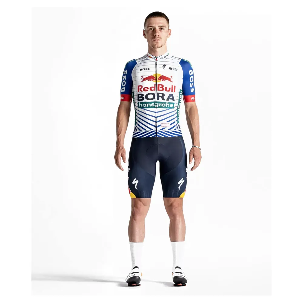uPRISE Bikes Specialized Red Bull BORA Hansgrohe Men's Short Sleeve Race Jersey | Price match, 365 day returns, 18-Month Warranty, Finance Available & Free UK Delivery