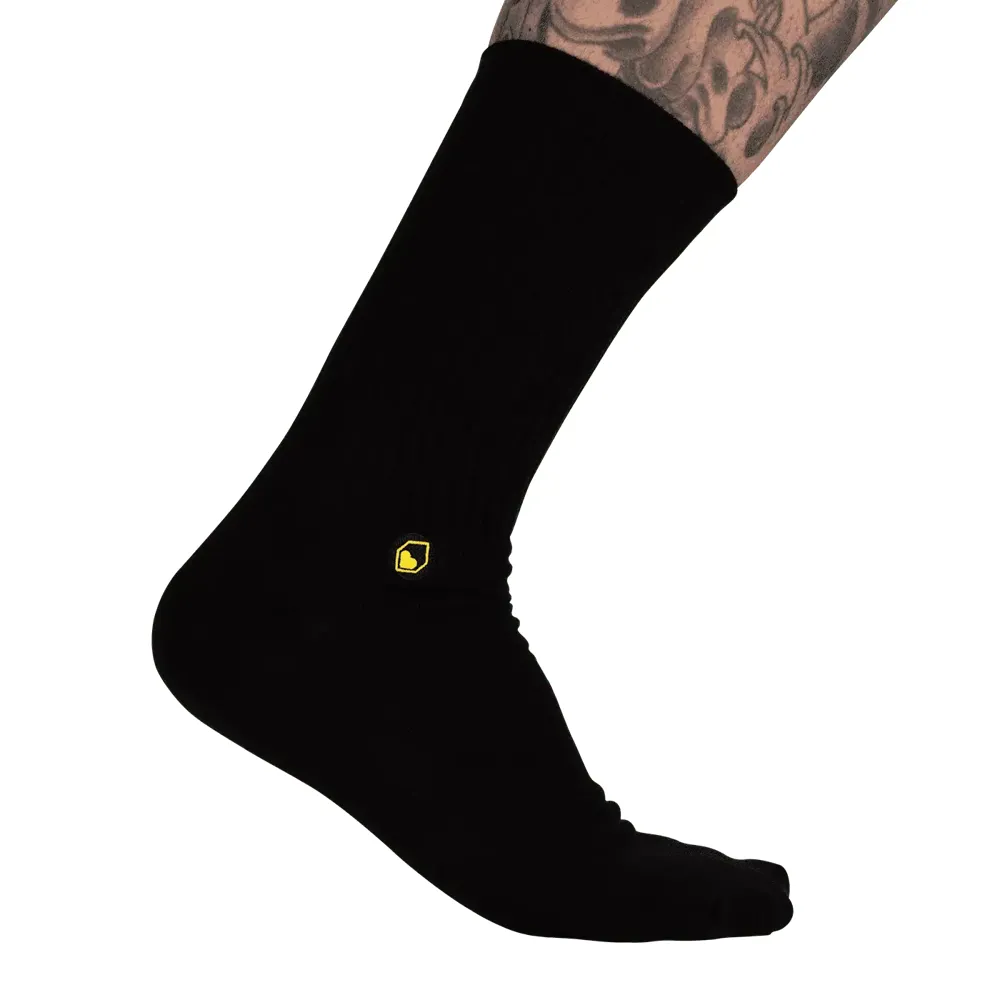 uPRISE Bikes Burgtec Everyday Crew Socks - Black | Price match, 365 day return s, 18-Month Warranty, Finance Available & Free UK Delivery