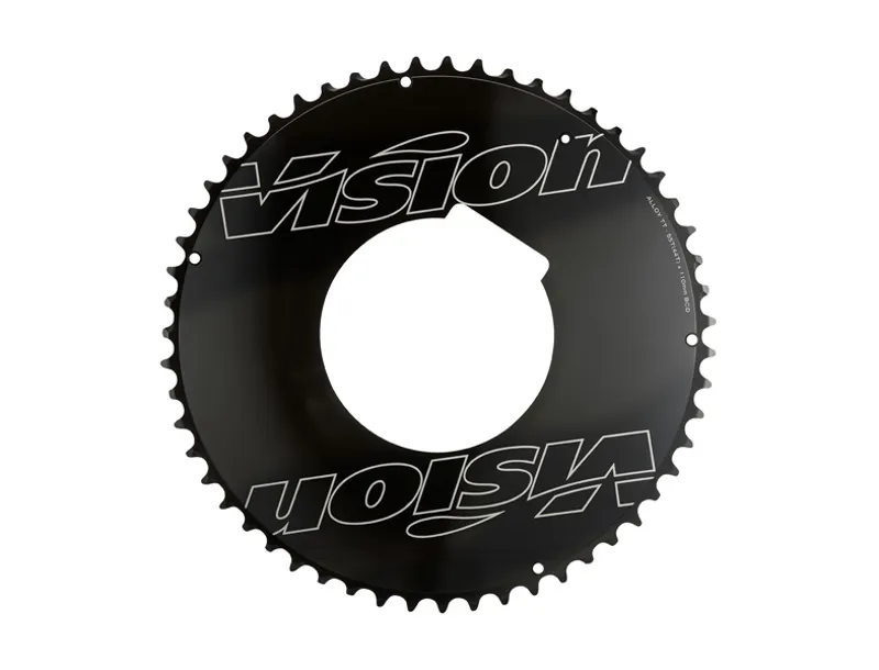 Vision Powerbox Aero Chainring- 110BCD - 2x11 - Black