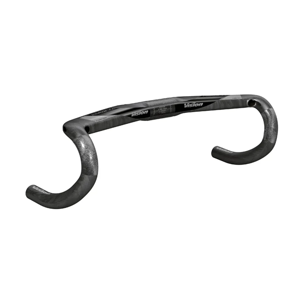 uPRISE Bikes Vision TriMax Carbon Aero ACR Compact Road Drop Handlebars - Black | Price match, 365 day returns, 18-Month Warranty, Finance Available & Free UK Delivery