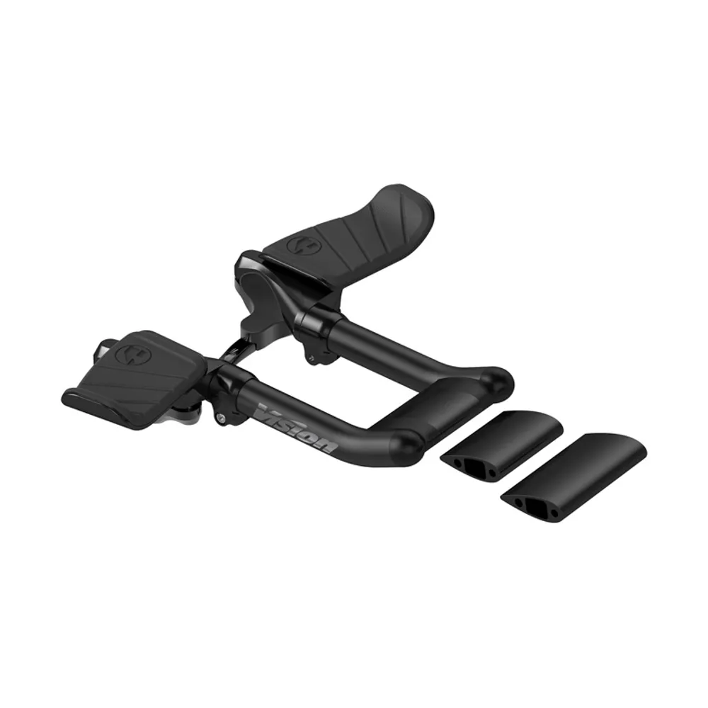 uPRISE Bikes Vision Metron 5D V0214 V21 - Mini Clip On Extensions - Black/Grey | Price match, 365 day returns, 18-Month Warranty, Finance Available & Free UK Delivery