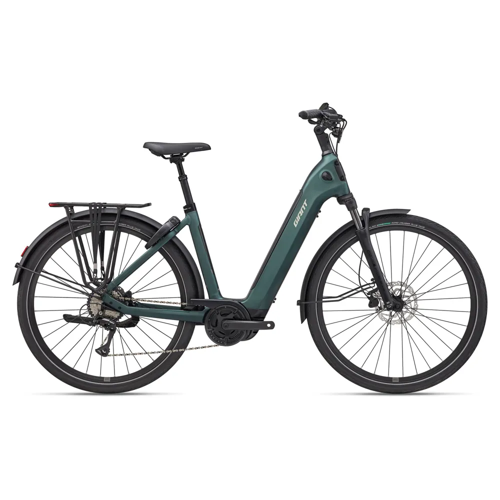 uPRISE Bikes Giant NewTour E+ 3 LST 2027 Electric Hybrid Bike - Kelp Forest | Price match, 365 day returns, 18-Month Warranty, Finance Available & Free UK Delivery