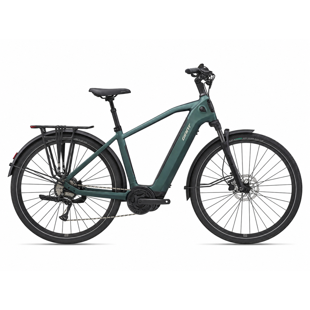 uPRISE Bikes Giant NewTour E+ 3 DD 2027 Electric Hybrid Bike - Kelp Forest | Price match, 365 day returns, 18-Month Warranty, Finance Available & Free UK Delivery