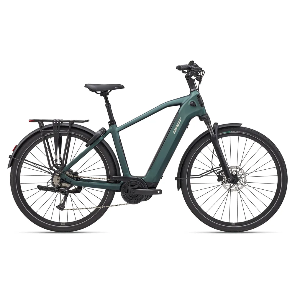 uPRISE Bikes Giant NewTour E+ 3 DD 2027 Electric Hybrid Bike - Kelp Forest | Price match, 365 day returns, 18-Month Warranty, Finance Available & Free UK Delivery