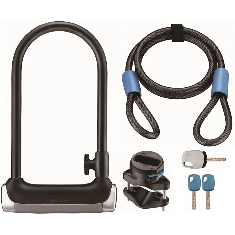 uPRISE Bikes Giant Surelock Protector 1 DT U Lock / Cable - Gold Sold Secure | Price match, 365 day return s, 18-Month Warranty, Finance Available & Free UK Delivery