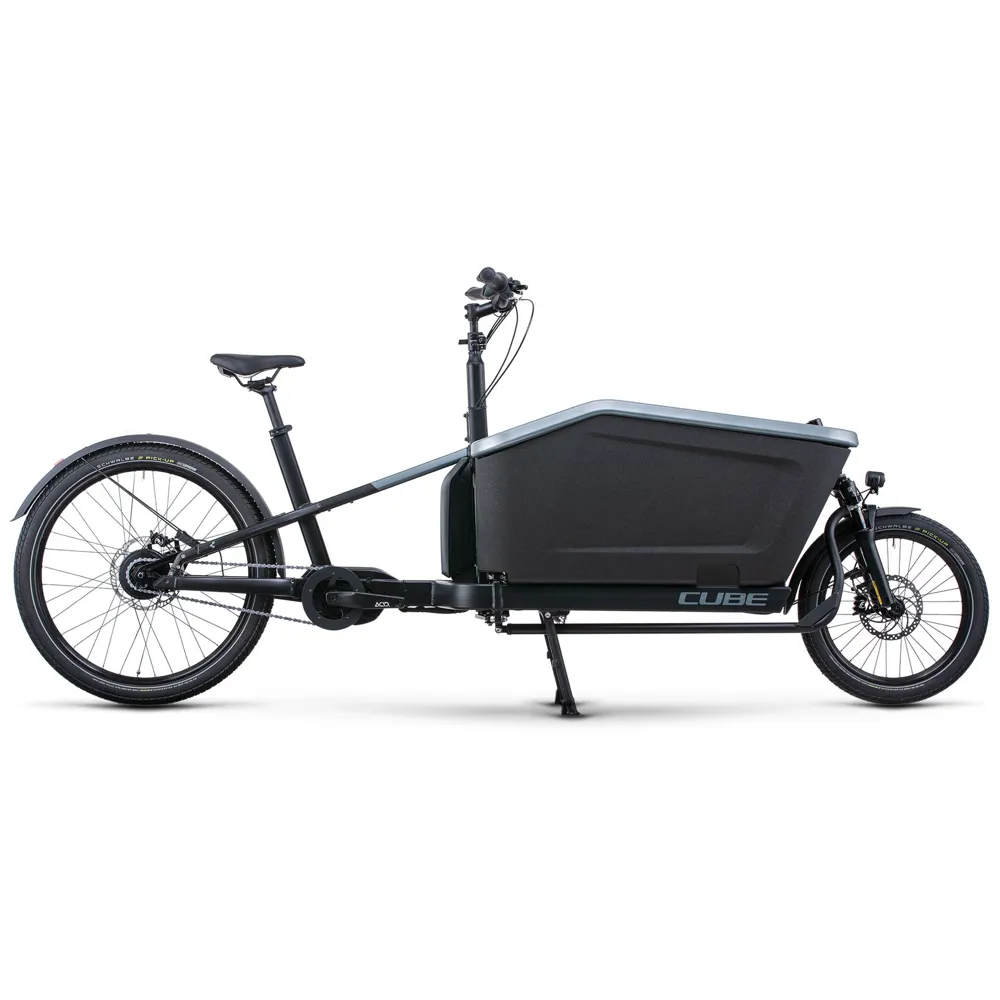 uPRISE Bikes Cube Cargo Hybrid 500 Electric Cargo Bike - Flashgrey | Price match, 365 day return s, 18-Month Warranty, Finance Available & Free UK Delivery