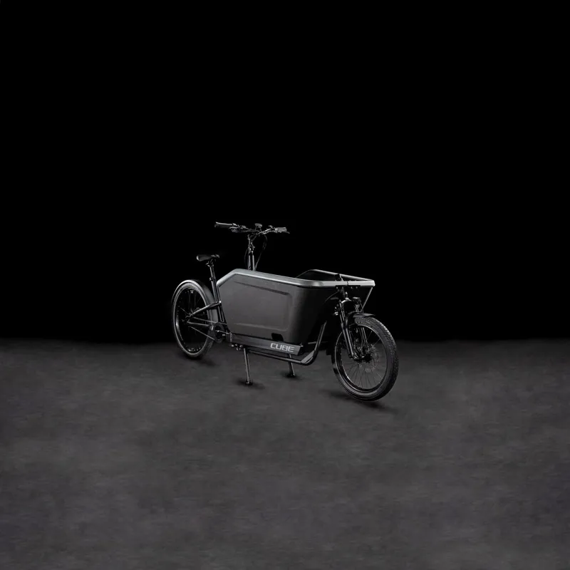 Cube Cargo Hybrid 500 Electric Cargo Bike - Flashgrey-1