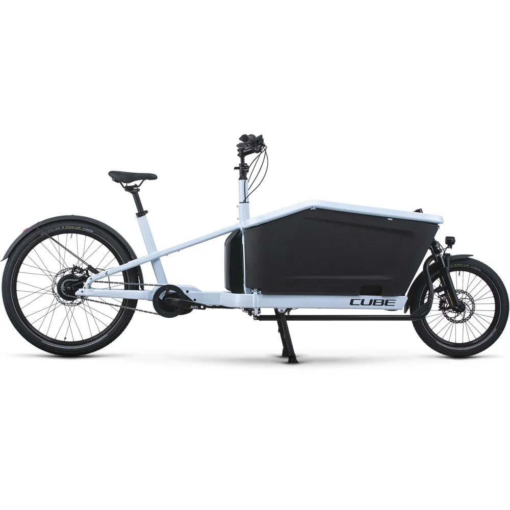 uPRISE Bikes Cube Cargo Hybrid 500 Electric Cargo Bike - Flashwhite | Price match, 365 day return s, 18-Month Warranty, Finance Available & Free UK Delivery