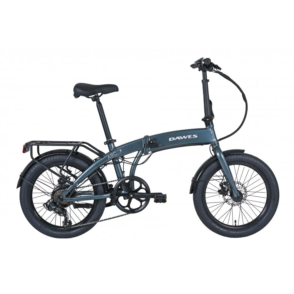 uPRISE Bikes Dawes Arc 2025 Electric Folding Bike - Dark Grey | Price match, 365 day return s, 18-Month Warranty, Finance Available & Free UK Delivery