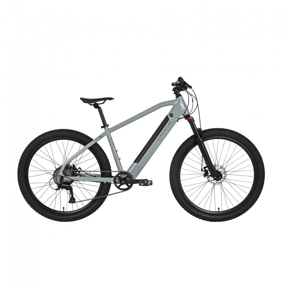 uPRISE Bikes Claud Butler Ridge 1.0 27.5 2025 Electric Mountain Bike - Grey | Price match, 365 day return s, 18-Month Warranty, Finance Available & Free UK Delivery