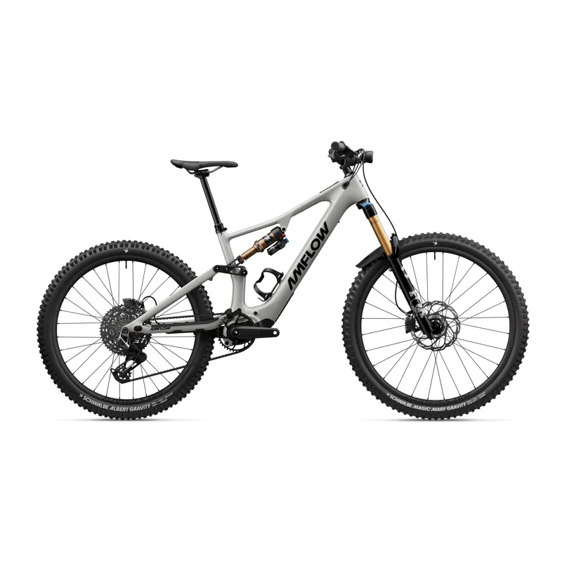 Amflow Carbon Pro PX 2027 Electric Mountain Bike - Moonstone Grey