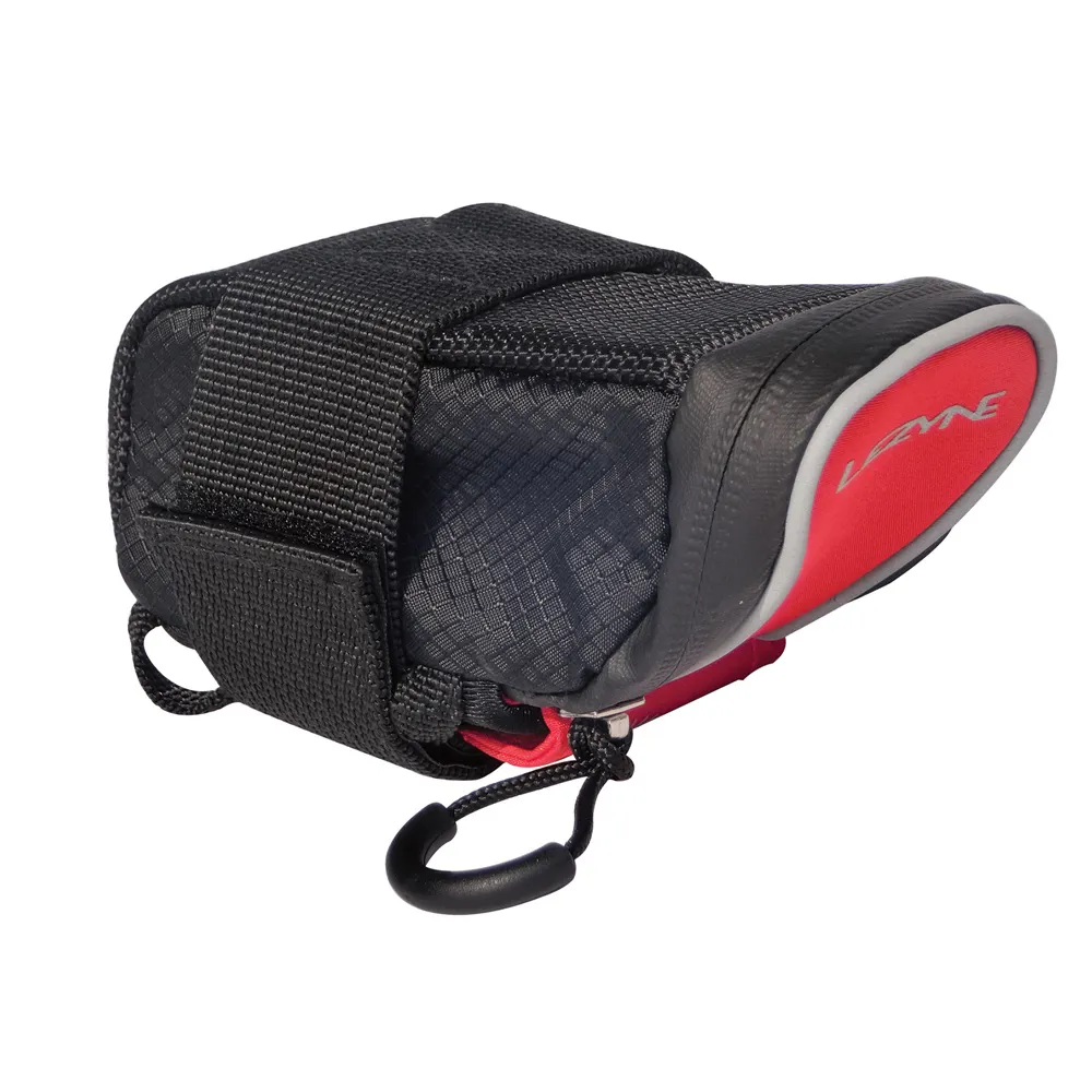 uPRISE Bikes Lezyne Micro Caddy Saddle Bag - Red/Black - Small | Price match, 365 day return s, 18-Month Warranty, Finance Available & Free UK Delivery