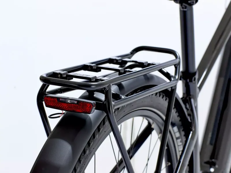 Raleigh Novus Hub Gear Crossbar 600wh 2026 Electric Hybrid Bike - Onyx Black-5