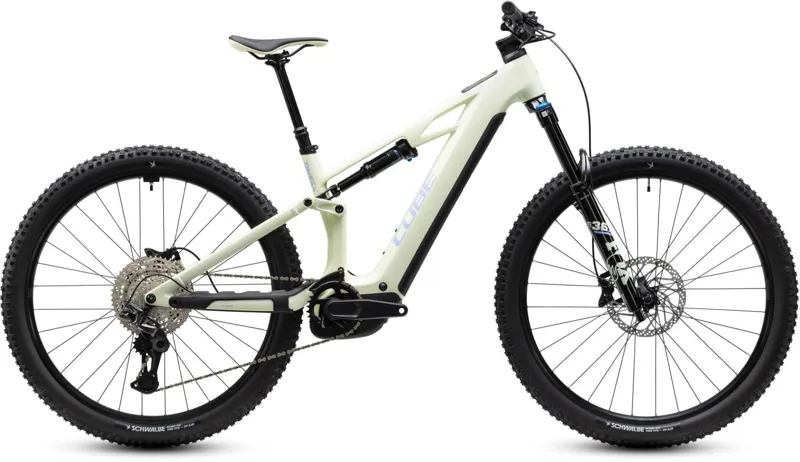 Cube Stereo Hybrid One44 HPC Race 800wh 2027 Electric MTB - Mellowyellow/Lilac