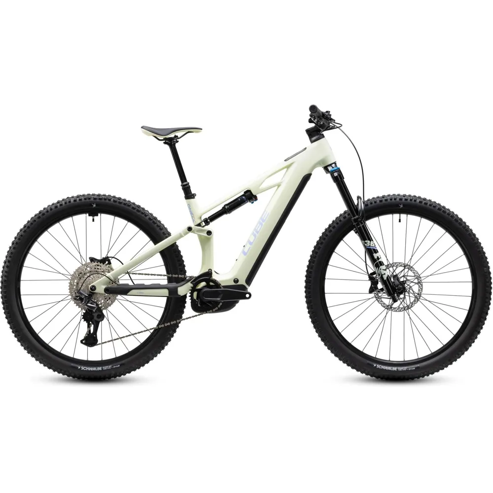 uPRISE Bikes Cube Stereo Hybrid One44 HPC Race 800wh 2027 Electric MTB - Mellowyellow/Lilac | Price match, 365 day returns, 18-Month Warranty, Finance Available & Free UK Delivery