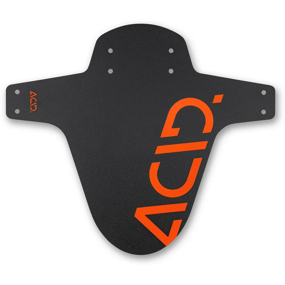 uPRISE Bikes Cube Acid Downhill Front Mudguard - Black/Orange | Price match, 365 day return s, 18-Month Warranty, Finance Available & Free UK Delivery