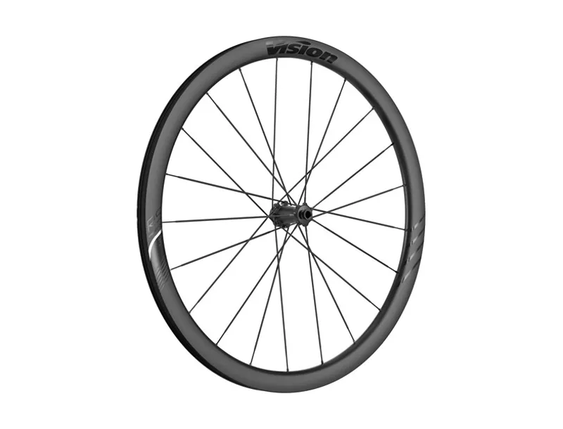 Vision Metron 37 RS SL Disc Carbon Tubeless Ready Road Wheelset - Black-1