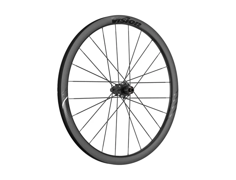 Vision Metron 37 RS SL Disc Carbon Tubeless Ready Road Wheelset - Black-2