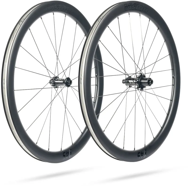 Vision SC 45 SL i23 Disc Carbon Tubeless Ready Road Wheelset - Black