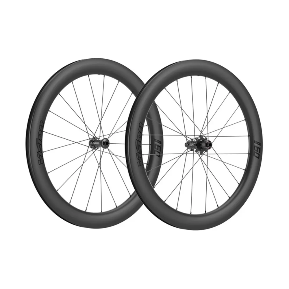 uPRISE Bikes Vision SC 60 i23 Disc Carbon Tubeless Ready Road Wheelset - Black | Price match, 365 day returns, 18-Month Warranty, Finance Available & Free UK Delivery