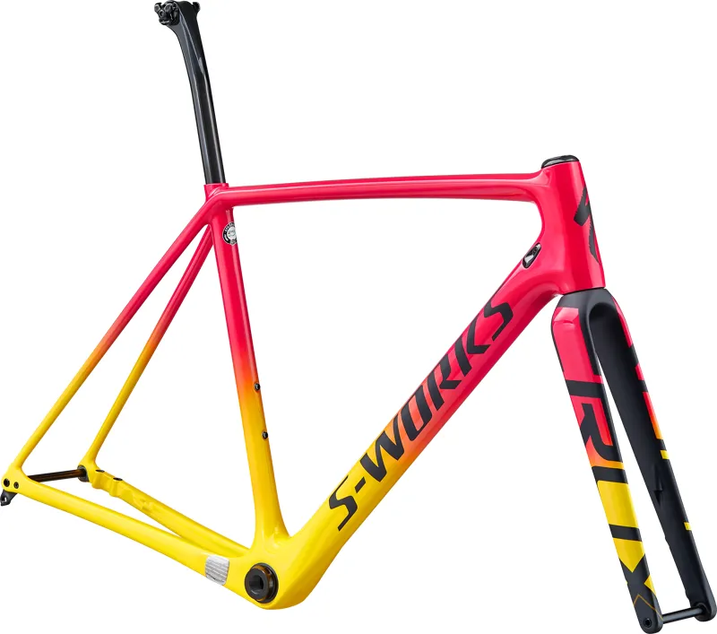 Specialized S-Works CruX Frameset - Yellow/Pink/Black