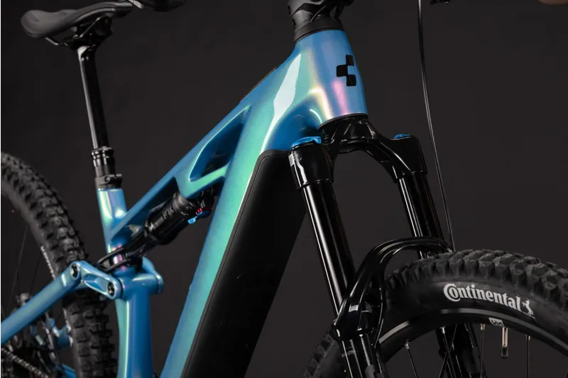 Cube Stereo Hybrid One44 HPC SLX 800wh 2027 Electric MTB - Dream/Black-11