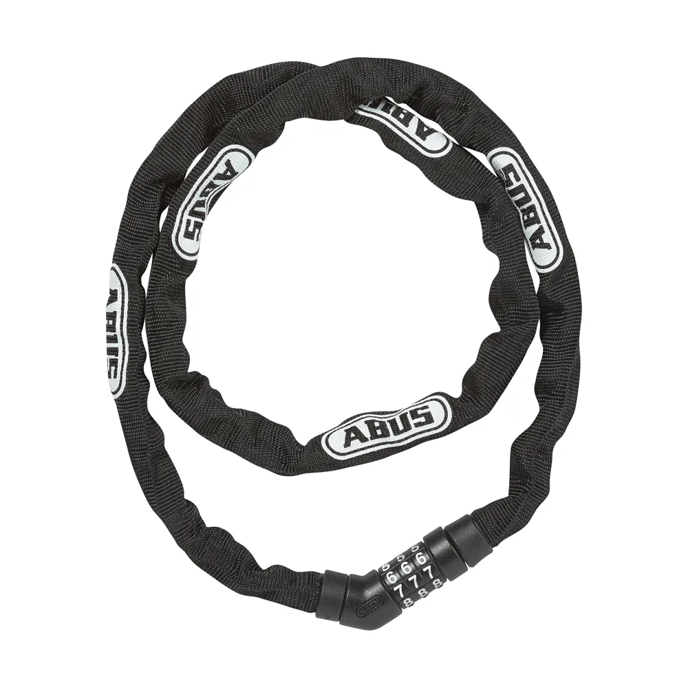 uPRISE Bikes Abus 4804C Steel-O-Chain Combination Chain Lock - 75cm | Price match, 365 day return s, 18-Month Warranty, Finance Available & Free UK Delivery