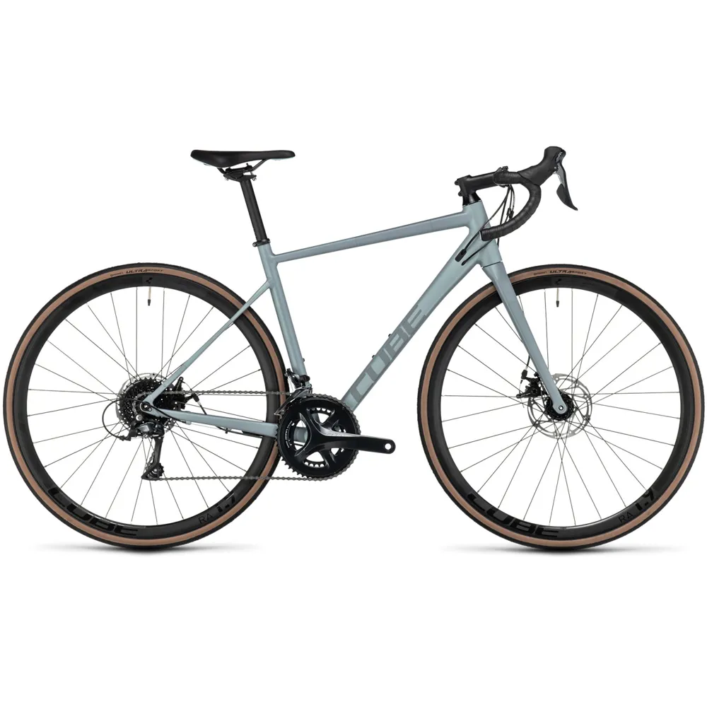 uPRISE Bikes Cube Axial WS Pro 2024 Women's Endurance Road Bike - Grey Sage/Mint | Price match, 365 day return s, 18-Month Warranty, Finance Available & Free UK Delivery