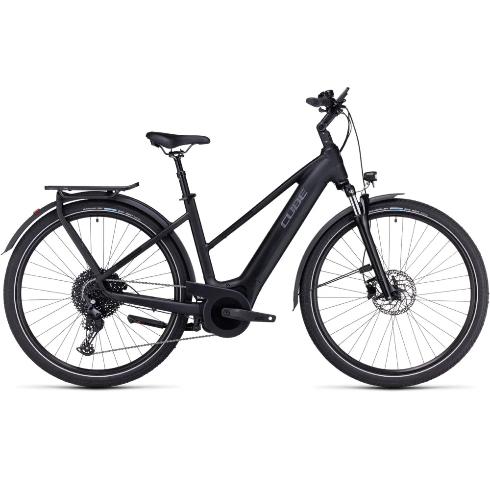 uPRISE Bikes Cube Touring Hybrid Pro 625 Trapeze 2024 Electric Hybrid Bike - Black | Price match, 365 day return s, 18-Month Warranty, Finance Available & Free UK Delivery