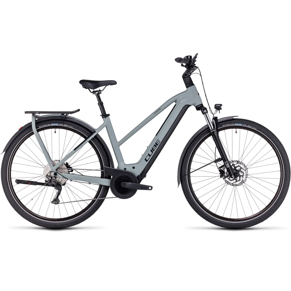 uPRISE Bikes Cube ube Kathmandu Hybrid One 750 Trapeze 2024 Electric Bike - SwampGrey | Price match, 365 day return s, 18-Month Warranty, Finance Available & Free UK Delivery