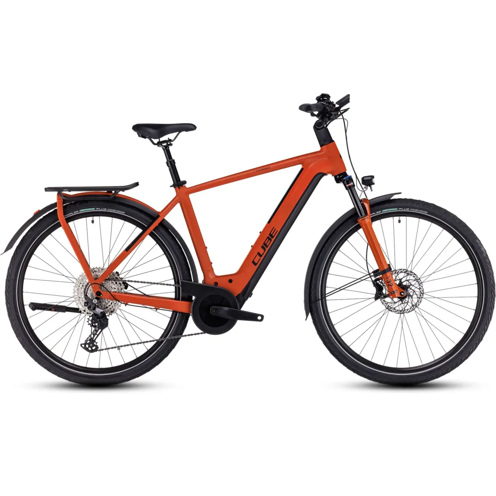 uPRISE Bikes Cube Kathmandu Hybrid Exc 750 2024 Electric Bike - Red/Black | Price match, 365 day return s, 18-Month Warranty, Finance Available & Free UK Delivery