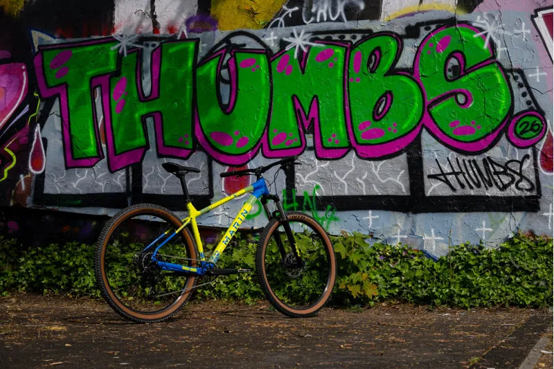 Marin Bobcat Trail 3 2026 Artist Edition Thumbs Hardtail MTB - Neon Blue-9