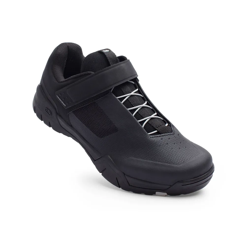 uPRISE Bikes Crank Brothers Mallet E Speedlace MTB Shoes - Black/Silver | Price match, 365 day return s, 18-Month Warranty, Finance Available & Free UK Delivery