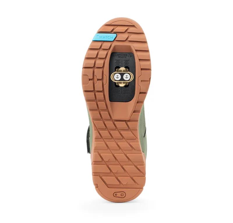 Crank Brothers Mallet E Speedlace MTB Shoes - Green/Blue/Gum -1