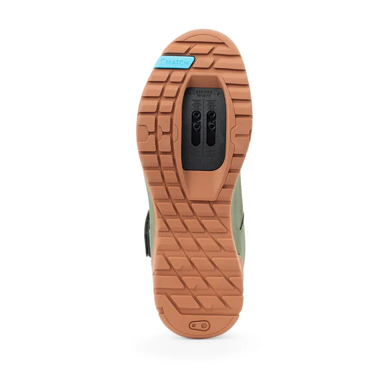 Crank Brothers Mallet E Speedlace MTB Shoes - Green/Blue/Gum -2