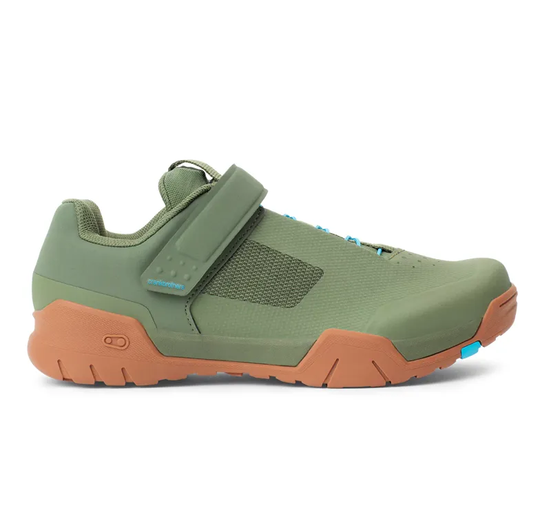 Crank Brothers Mallet E Speedlace MTB Shoes - Green/Blue/Gum -4