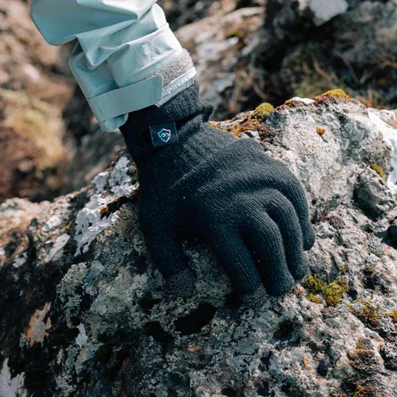 Dexshell ThermFit 3.0 Flexible Waterproof Long Finger Gloves - Black-1