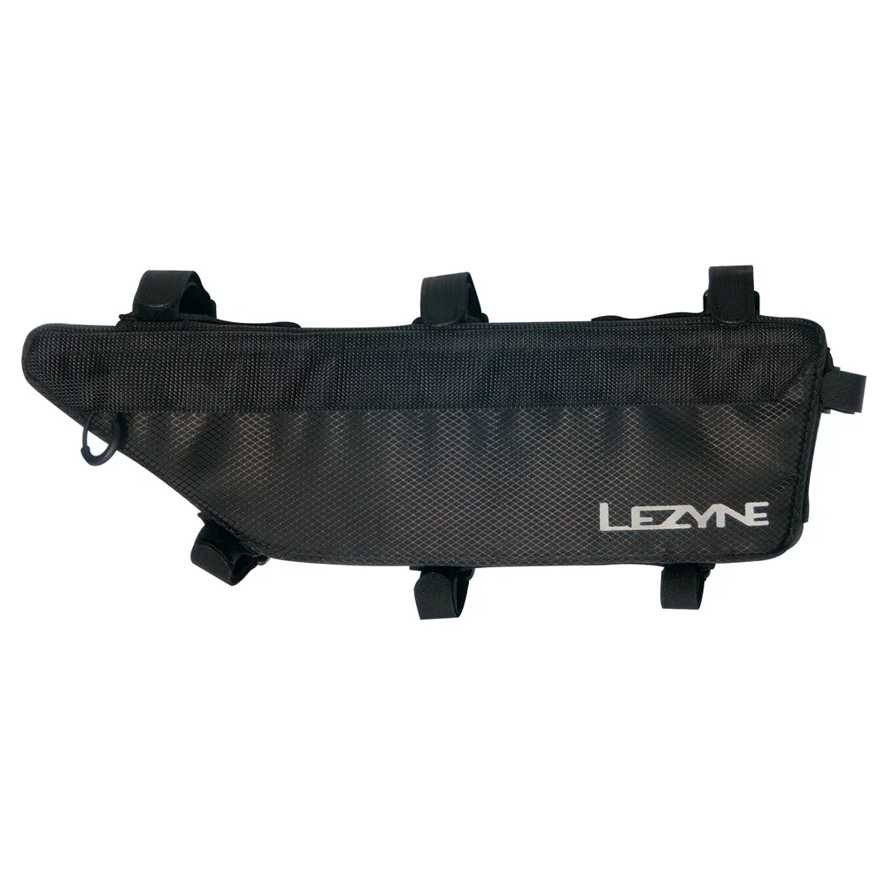 uPRISE Bikes Lezyne Frame Caddy Frame Bag - Black | Price match, 365 day return s, 18-Month Warranty, Finance Available & Free UK Delivery