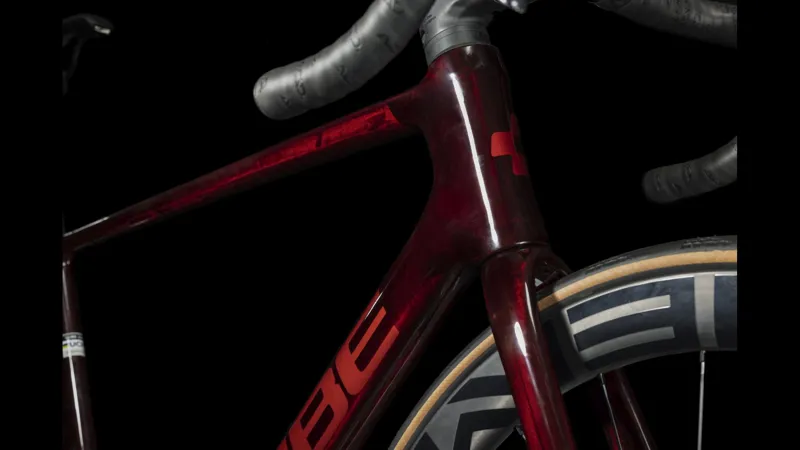 Cube Litening Air C68X Race 2024 Carbon Aero Road Bike - Liquid Red-3