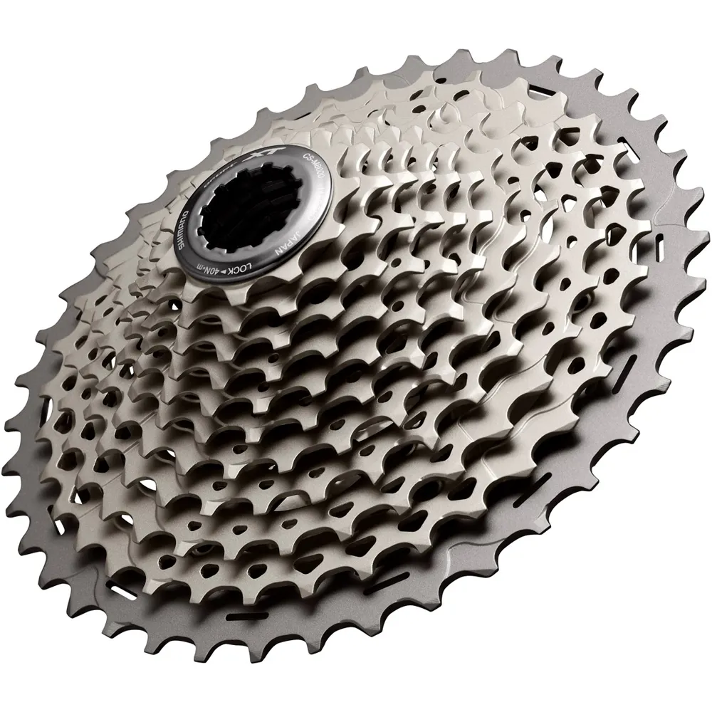 uPRISE Bikes Shimano Deore XT CS-M8000 11-Speed Cassette - Silver - 11-42T | Price match, 365 day return s, 18-Month Warranty, Finance Available & Free UK Delivery