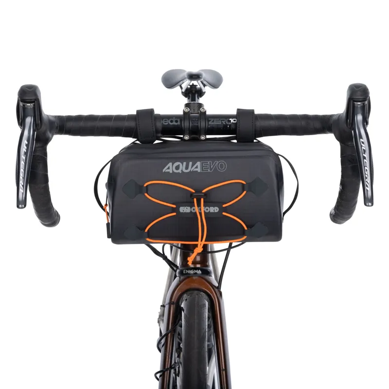 Oxford Aqua Evo Adventure Daytripper Handlebar Pack - Black
