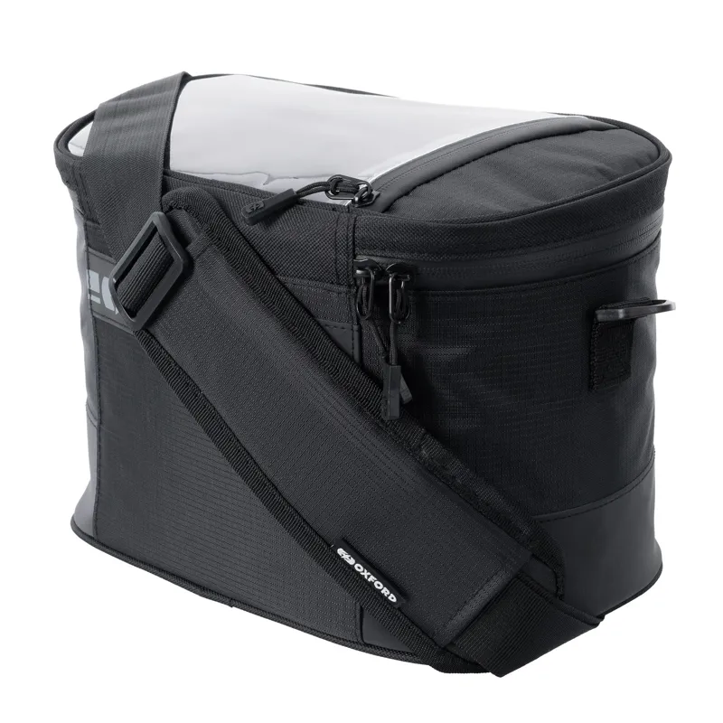 Oxford T8 QR Handlebar Bag- 8 Litre - Black-1