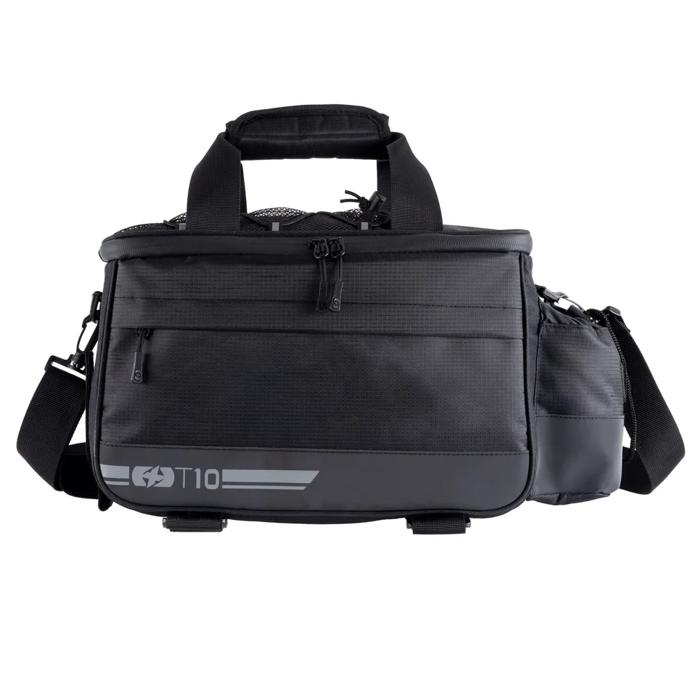 uPRISE Bikes Oxford T10 Rack Top Bag -10 Litre - Black | Price match, 365 day return s, 18-Month Warranty, Finance Available & Free UK Delivery